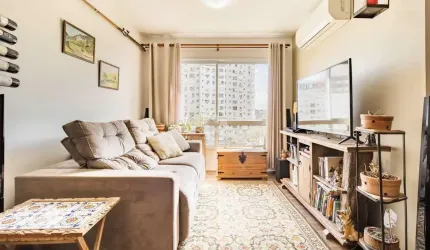 Apartamento de 2 dormitórios com churrasqueira no Rossi Caribe