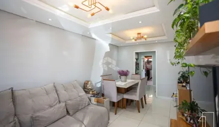 Casa térrea em condomínio fechado com 03 quartos e 02 vagas no bairro Estancia Velha em Canoas/RS.