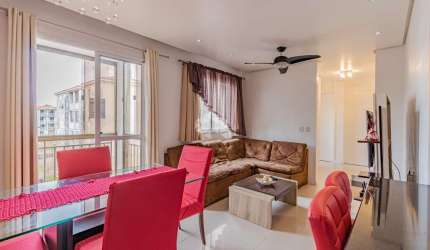 Apartamento com 3 dormitórios/Quartos com suíte. Sacada.1 VAGA. Porto Alegre