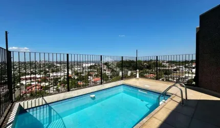 Cobertura Duplex semimobiliada, 3 dorm., (um é suite), 173m², piscina, sacada, churrasqueira, Bairro 2 vagas de garagem, Hamburgo Velho