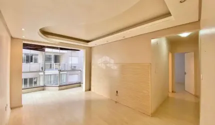 Apartamento 2 dormitórios, cozinha planejada, varanda fechada, garagem dupla, 73,25 metros quadrados, bairro Vila Rosa, em Novo Hamburgo.