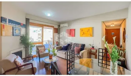 Apartamento de 3 quartos, 1 suíte, lareira, churrasqueira e 1 vaga no Bairro Auxiliadora