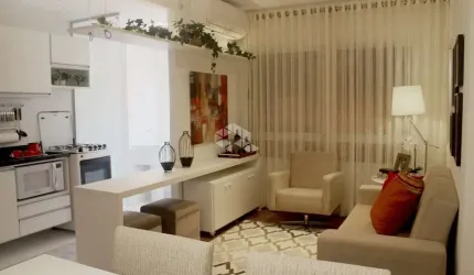Apartamento de 2 dormitórios, 1 suite, com vaga, prédio com infra