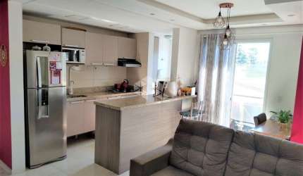 Apartamento semimobiliado, 2 dormitórios, 1 vaga, bairro Fátima, Canoas