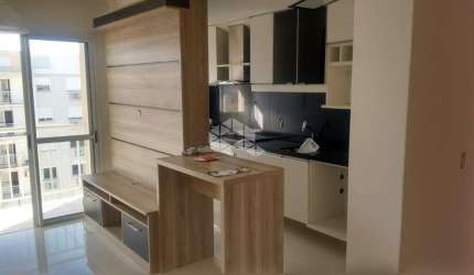 Apartamento com  2 dormitórios sendo 1 Suíte , sala de estar com sacada mobiliado, 1 vaga no Jardim Carvalho