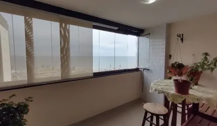 Excelente apartamento com 101m²  vista mar