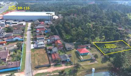 Terreno à venda, 1568.53 m2 por R$400000.00  - Colonia Faria - Colombo/PR