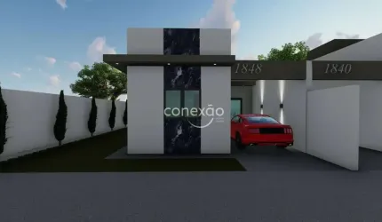 Casa à venda de esquina com 2 quartos, Pinheirinho - Toledo