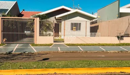 Casa semimobiliada para locação com 1 suíte + 2 quartos e sobra de terreno, JARDIM GISELA - TOLEDO/PR