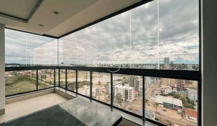 Apartamento para locação vista lago com 1 suíte + 2 quartos, CENTRO - TOLEDO/PR