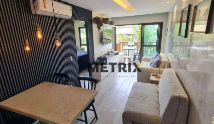 Apartamento com 1 dormitório à venda, 39 m² por R$ 490.000,00 - Praia de Cumbuco - Caucaia/CE