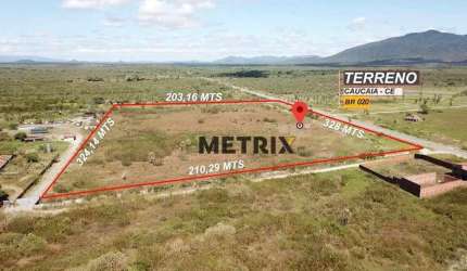 Terreno à venda, 65600 m² por R$ 6.560.000,00 - Arianópolis - Caucaia/CE