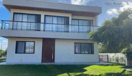 Linda casa nova de 4 qts no Chácaras de Carapibus!