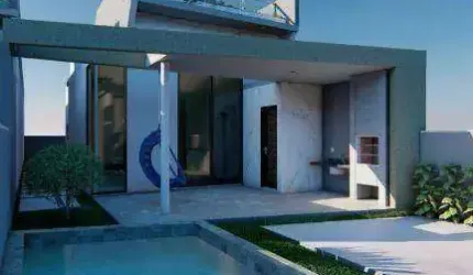 Casa 3 qts, vista mar, piscina, churrasqueira, varanda gourmet e solarium