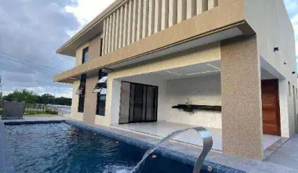 Casa 3 suítes de luxo em condomínio