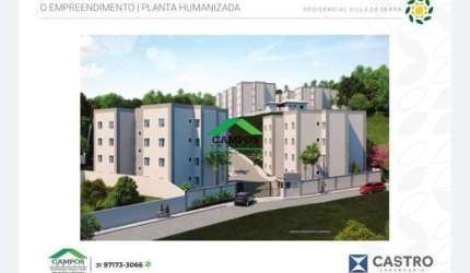 Apartamento com 2 quartos à venda no Morro Santana, Mariana  por R$ 234.900
