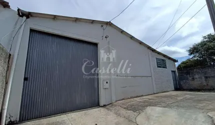 Barracão comercial para locação na Rua Amadeu Maggi, 105, Orfãs. Com aprox. 400,