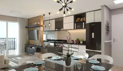 Apartamento com 2 dormitórios à venda, 54 m² por R$ 315.000,00 - Vila Nossa Senhora das Vitórias - Mauá/SP
