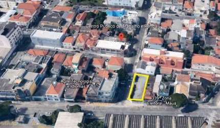 Terreno Residencial para locação, Matriz, Mauá - TE0029.