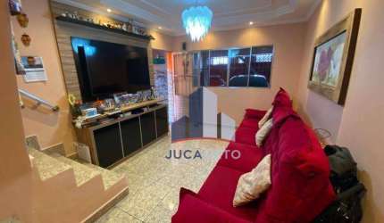 Sobrado à venda, 146 m² por R$ 565.000,00 - Jardim Rosina - Mauá/SP