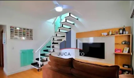 Cobertura com 3 dormitórios à venda, 100 m² por R$ 425.000 - Vila Tibiriçá - Santo André/SP