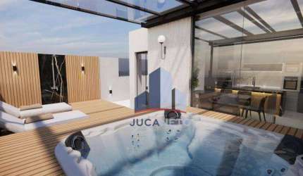 Residencial Azimute, Apartamento Duplex com 2 dormitórios à venda, 126 m² por R$ 592.200 - Vila Nossa Senhora das Vitórias - Mauá/SP
