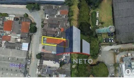 Terreno à venda, 166 m² por R$ 490.000,00 - Vila João Ramalho - Mauá/SP