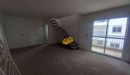 Apartamento Duplex com 3 dormitórios para alugar, 146 m² por R$ 4.592,18/mês - Vila Guarani - Mauá/SP