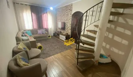 Sobrado com 3 dormitórios à venda, 145 m² por R$ 700.000,00 - Parque São Vicente - Mauá/SP