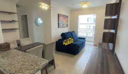 Apartamento com 2 dormitórios à venda, 64 m² por R$ 435.000 - Vila Pires - Santo André/SP