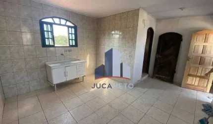 Casa com 1 dormitório para alugar, 80 m² por R$ 850,00/mês - Vila Carlina - Mauá/SP