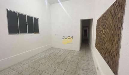 Casa com 2 dormitórios para alugar por R$ 1.200,00/mês - Vila Tavares - Mauá/SP