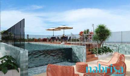 Loft com 1 quarto à venda na Rua Professora Maria Sales, 1, Tambaú, João Pessoa por R$ 383.291