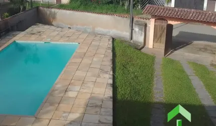 Casa com 3 Quartos, sendo 1 Suite com piscina, area gourmet, varanda no Centro de Ipiabas