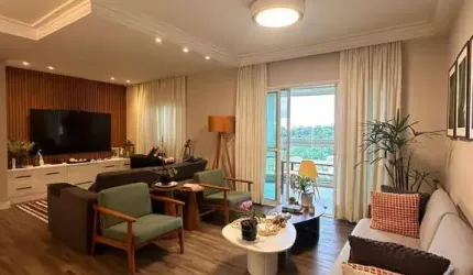 Apto Resort Tamboré - 133m2 - 3 Dorm. - 3 Vagas + Deposito - Vista Livre!!!