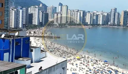 Linda kitchnet com vista mar no bairro do Gonzaguinha em SV