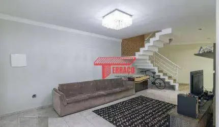 Sobrado com 3 dormitórios à venda, 266 m² por R$ 800.000,00 - Vila Alzira - Santo André/SP