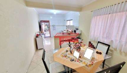 Sobrado com 3 dormitórios à venda, 189 m²  - Parque São Vicente - Mauá/SP