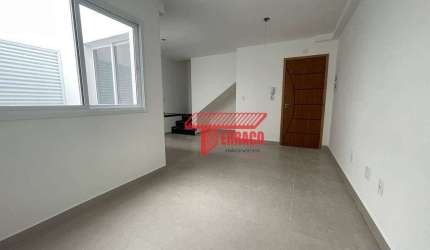 Cobertura com 2 dormitórios à venda por R$ 550.000,00 - Vila Gilda - Santo André/SP