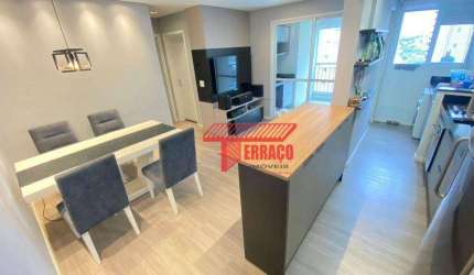 Apartamento com 2 dormitórios, 65 m² - Jardim - Santo André/SP