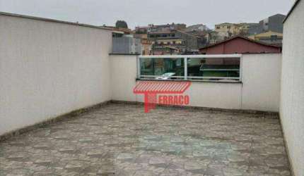 Cobertura com 2 dormitórios à venda, 92 m²  - Jardim Guarará - Santo André/SP