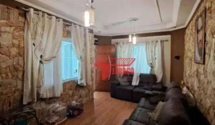 Sobrado com 3 dormitórios à venda, 245 m²  - Parque São Vicente - Mauá/SP