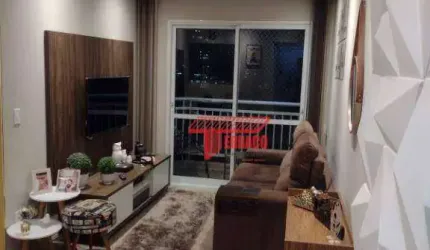 Apartamento com 2 dormitórios à venda, 60 m² por R$ 350.000,00 - Vila Valparaíso - Santo André/SP