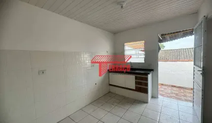 Casa com 1 dormitório para alugar por R$ 1.000,00/mês - Vila Helena - Santo André/SP