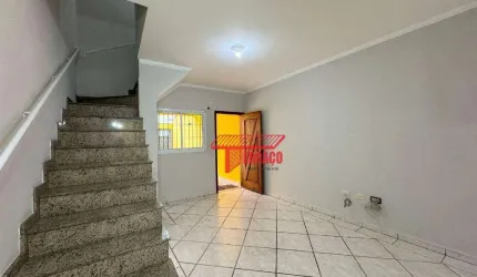 Excelente sobrado disponível para locação, 85 m²  - Vila Marina - Santo André/SP