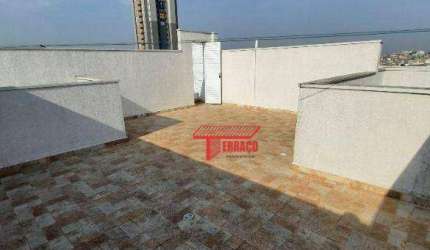Cobertura com 2 dormitórios para alugar, 36 m² por R$ 1.955,02/mês - Vila Tibiriçá - Santo André/SP