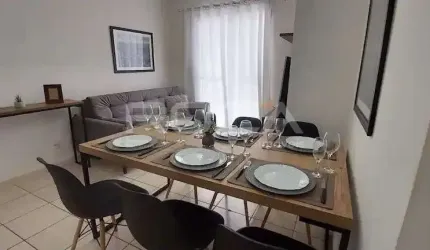 Apartamento à venda, mobiliado, com 2 dormitórios no bairro Nova Aliança, em Ribeirão Preto.