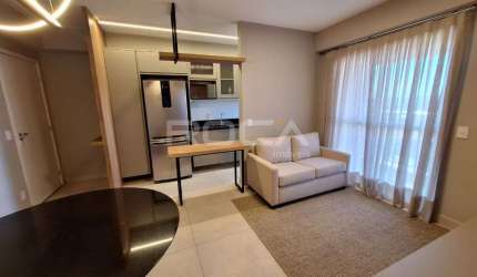 Apartamento de 1 dormitório mobiliado para alugar no Jardim Sumaré, em Ribeirão Preto.