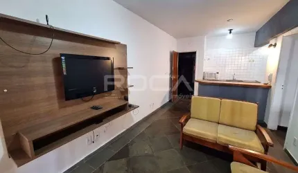 Apartamento mobiliado para locação com 1 quarto no Centro de Ribeirão Preto.