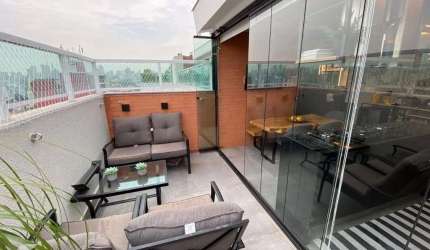 Cobertura com 2 quartos à venda na Rua Marco Aurélio, 673, Vila Romana, São Paulo por R$ 1.320.000